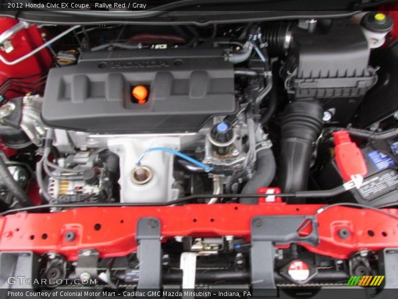 Rallye Red / Gray 2012 Honda Civic EX Coupe