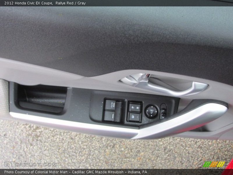 Rallye Red / Gray 2012 Honda Civic EX Coupe