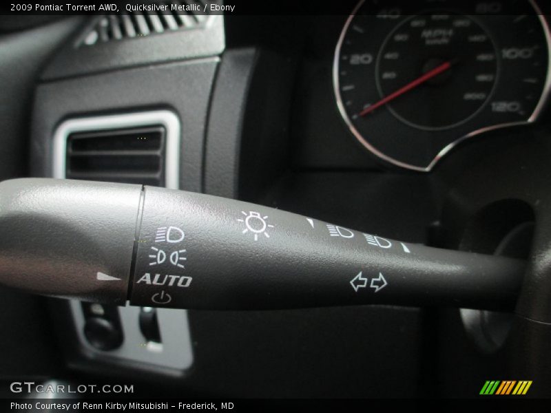 Quicksilver Metallic / Ebony 2009 Pontiac Torrent AWD