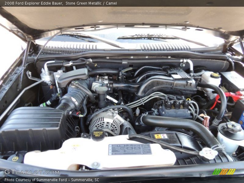 Stone Green Metallic / Camel 2008 Ford Explorer Eddie Bauer