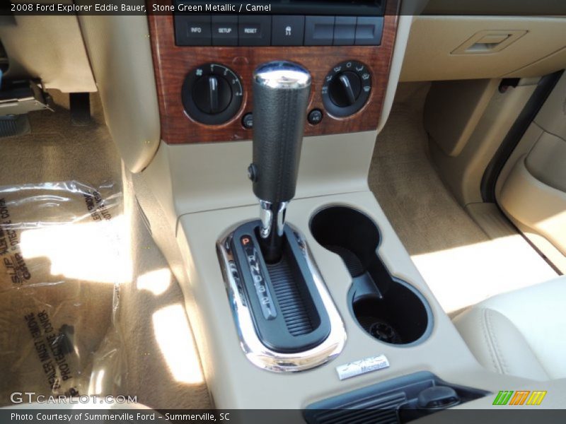 Stone Green Metallic / Camel 2008 Ford Explorer Eddie Bauer