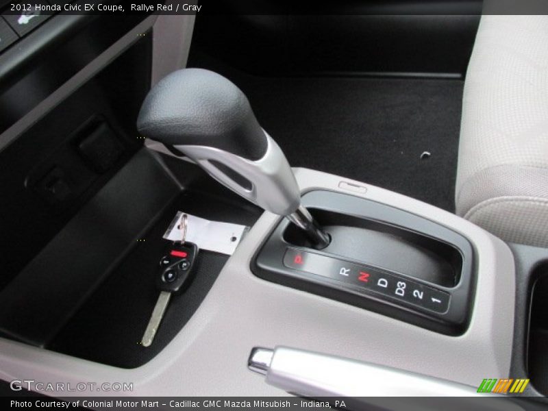Rallye Red / Gray 2012 Honda Civic EX Coupe