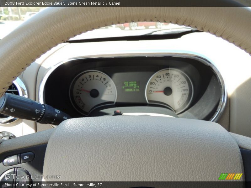 Stone Green Metallic / Camel 2008 Ford Explorer Eddie Bauer