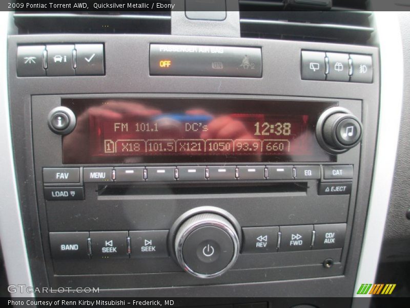 Quicksilver Metallic / Ebony 2009 Pontiac Torrent AWD