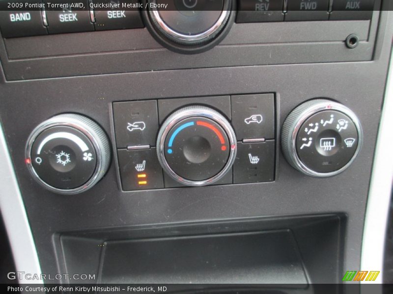 Quicksilver Metallic / Ebony 2009 Pontiac Torrent AWD