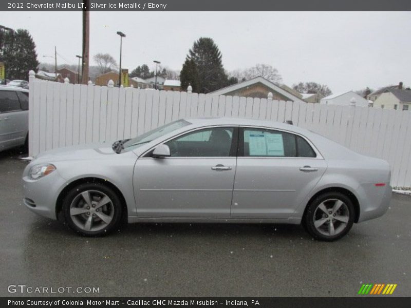 Silver Ice Metallic / Ebony 2012 Chevrolet Malibu LT