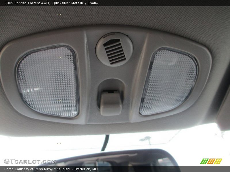 Quicksilver Metallic / Ebony 2009 Pontiac Torrent AWD