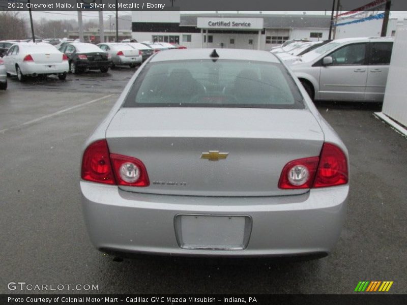 Silver Ice Metallic / Ebony 2012 Chevrolet Malibu LT
