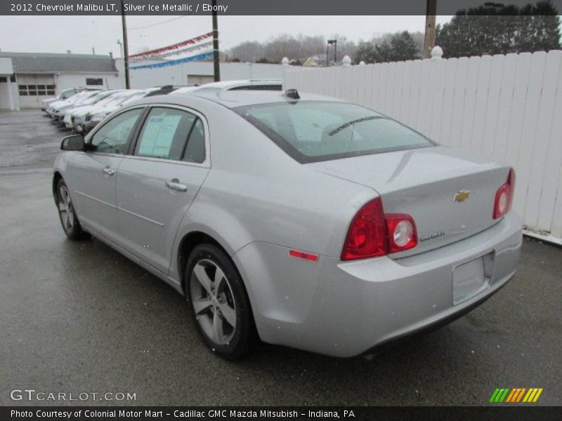 Silver Ice Metallic / Ebony 2012 Chevrolet Malibu LT