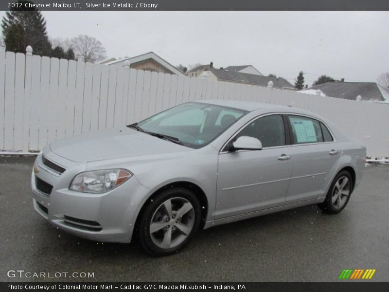 Silver Ice Metallic / Ebony 2012 Chevrolet Malibu LT