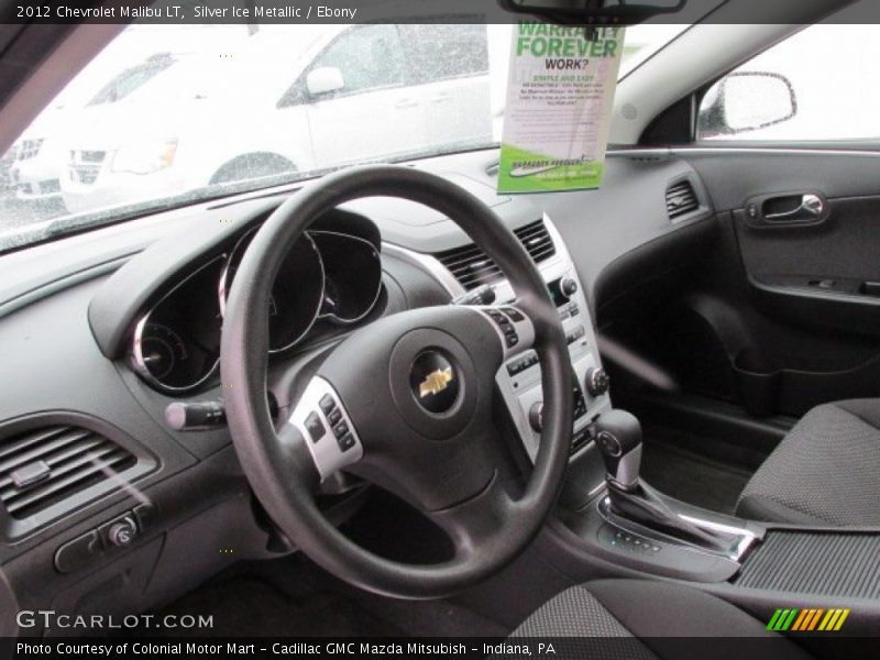 Silver Ice Metallic / Ebony 2012 Chevrolet Malibu LT