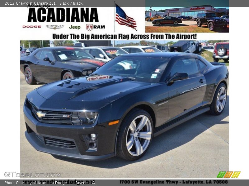 Black / Black 2013 Chevrolet Camaro ZL1