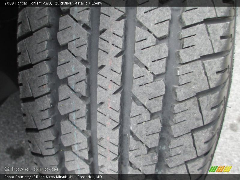 Quicksilver Metallic / Ebony 2009 Pontiac Torrent AWD