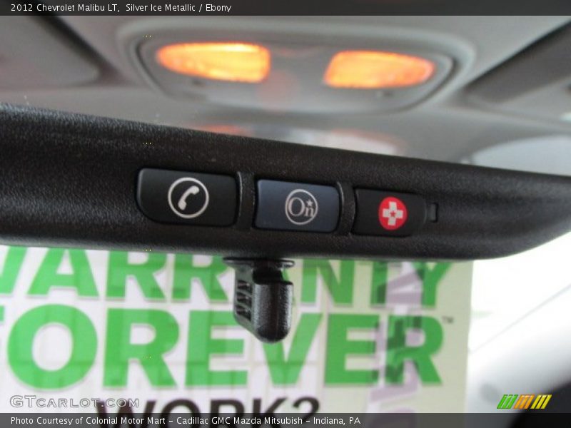 Silver Ice Metallic / Ebony 2012 Chevrolet Malibu LT