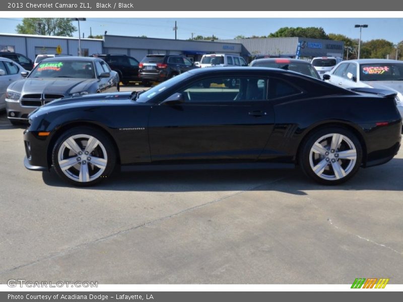 Black / Black 2013 Chevrolet Camaro ZL1