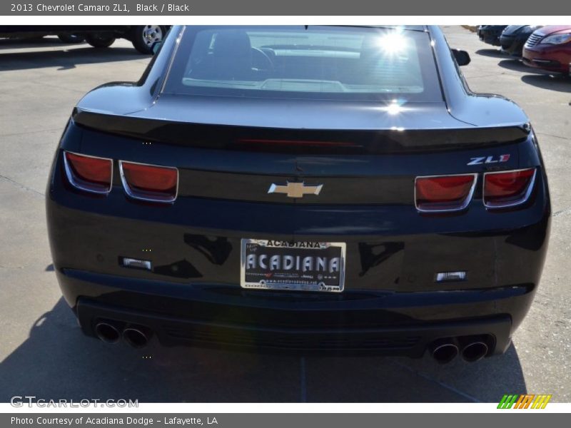 Black / Black 2013 Chevrolet Camaro ZL1