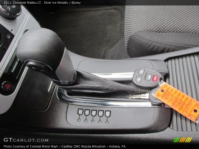 Silver Ice Metallic / Ebony 2012 Chevrolet Malibu LT