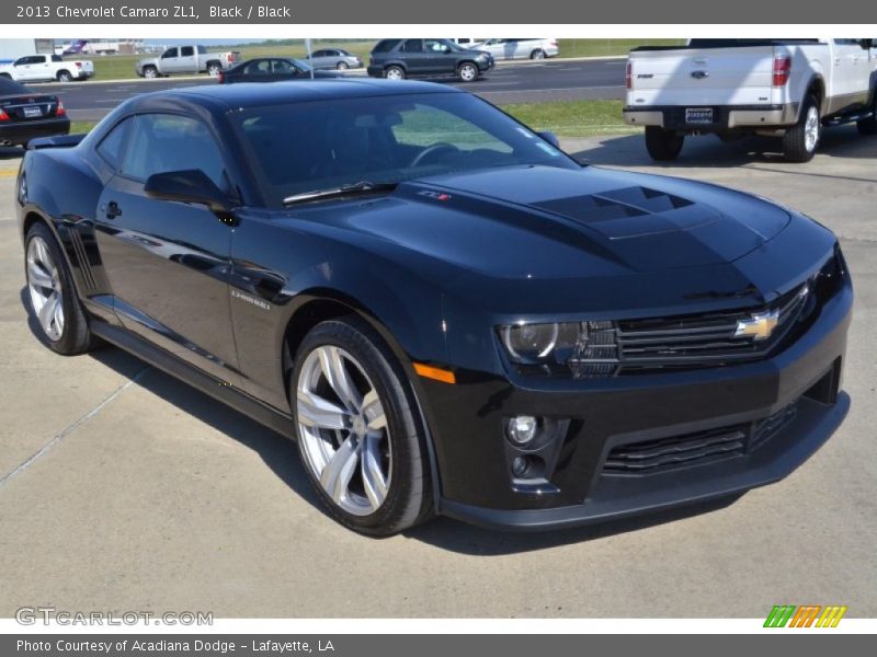 Black / Black 2013 Chevrolet Camaro ZL1