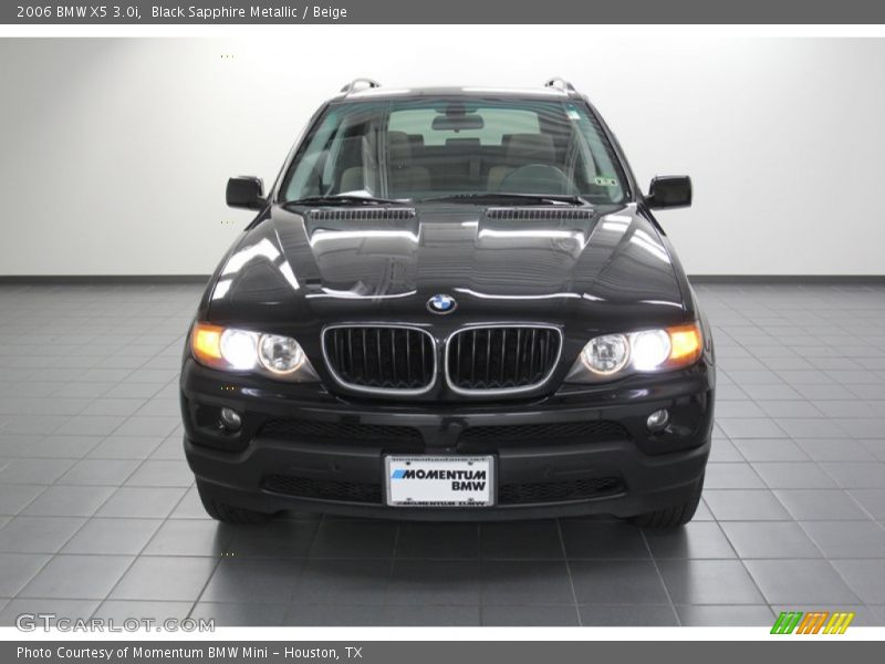 Black Sapphire Metallic / Beige 2006 BMW X5 3.0i