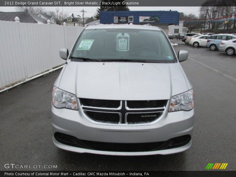 Bright Silver Metallic / Black/Light Graystone 2012 Dodge Grand Caravan SXT