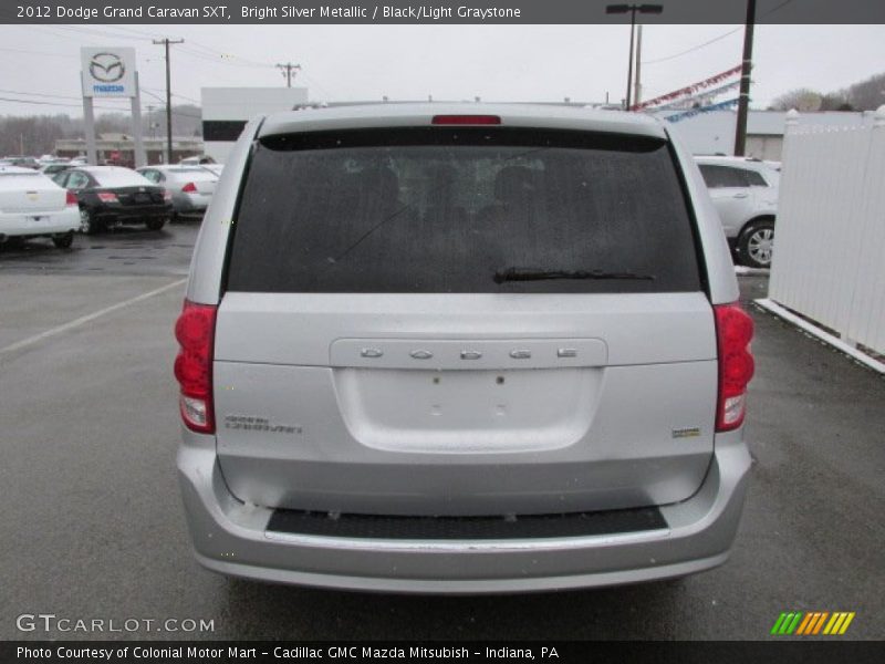 Bright Silver Metallic / Black/Light Graystone 2012 Dodge Grand Caravan SXT