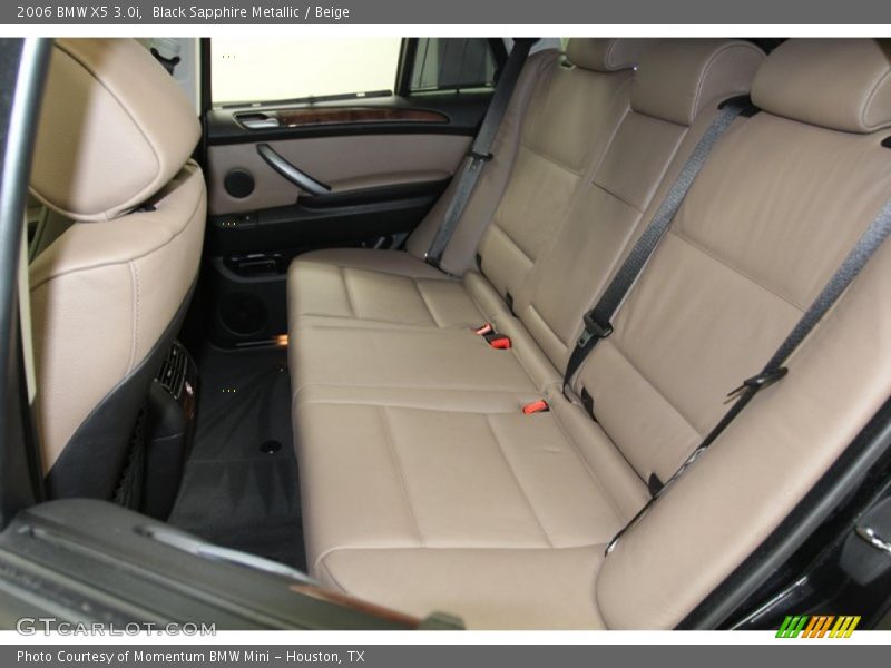Black Sapphire Metallic / Beige 2006 BMW X5 3.0i