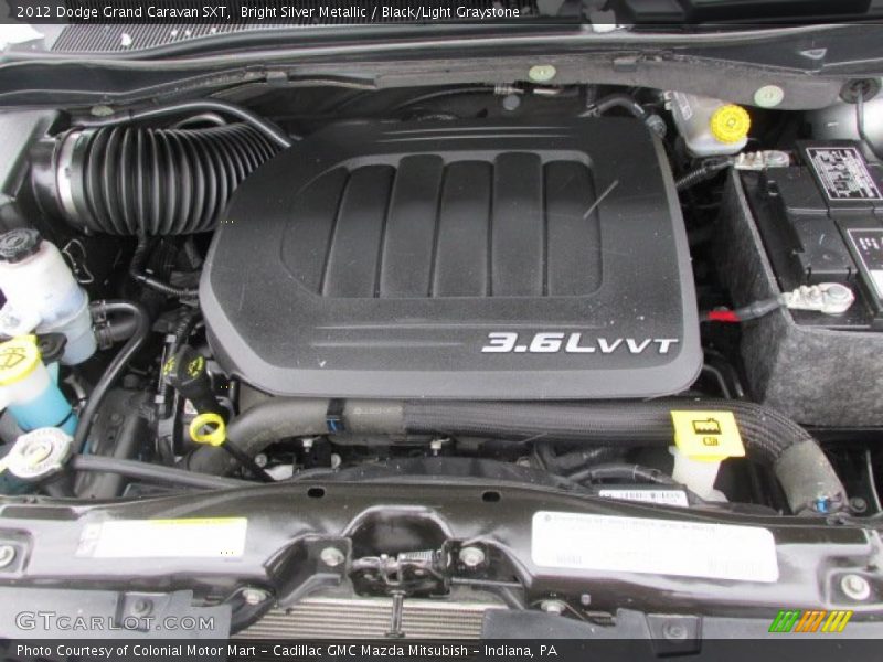 Bright Silver Metallic / Black/Light Graystone 2012 Dodge Grand Caravan SXT