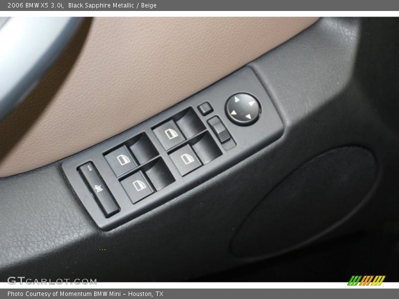 Black Sapphire Metallic / Beige 2006 BMW X5 3.0i