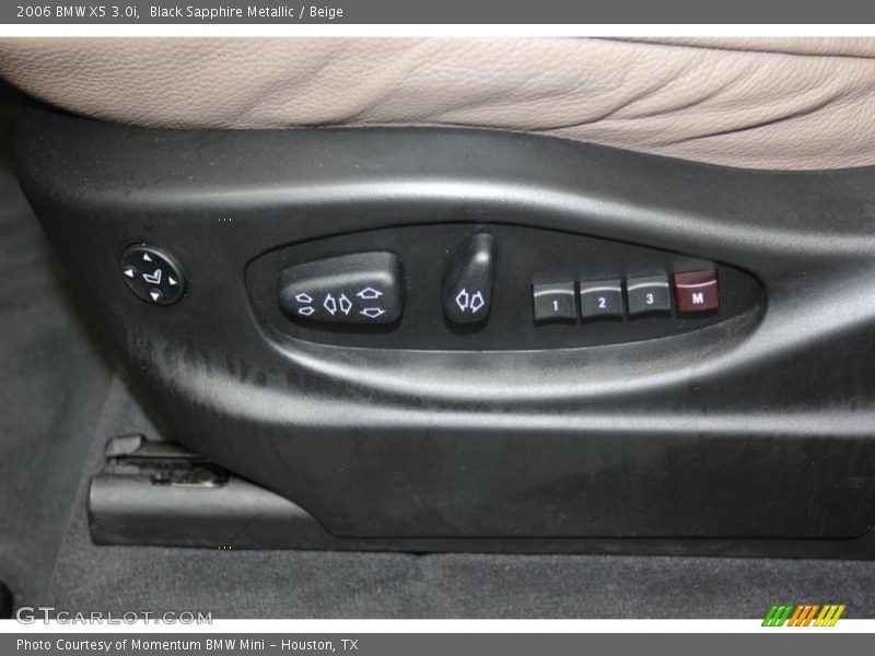 Black Sapphire Metallic / Beige 2006 BMW X5 3.0i