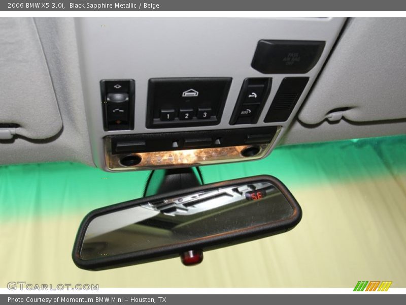 Black Sapphire Metallic / Beige 2006 BMW X5 3.0i