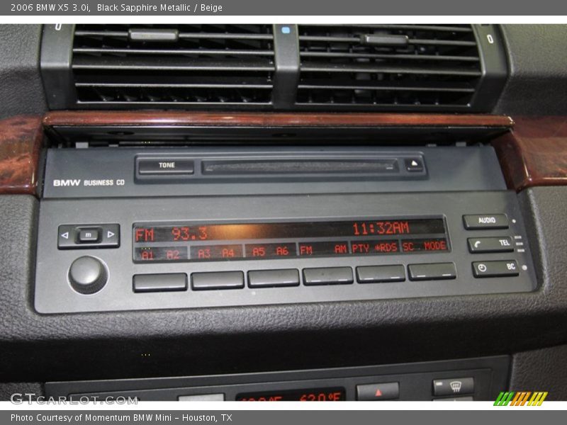 Black Sapphire Metallic / Beige 2006 BMW X5 3.0i