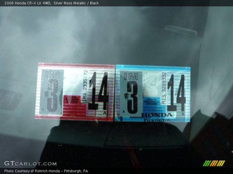 Silver Moss Metallic / Black 2006 Honda CR-V LX 4WD
