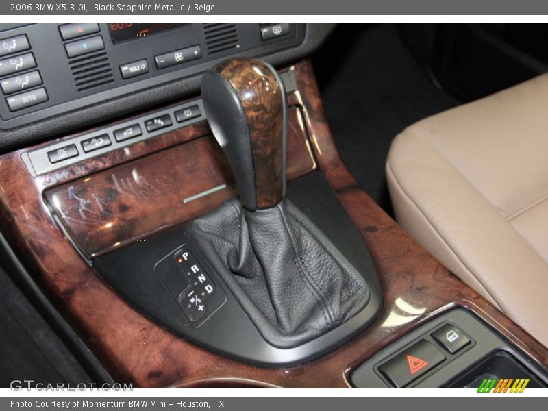 Black Sapphire Metallic / Beige 2006 BMW X5 3.0i