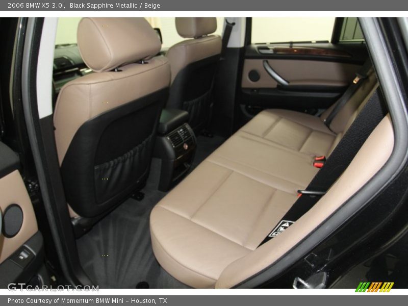 Black Sapphire Metallic / Beige 2006 BMW X5 3.0i