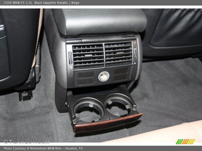 Black Sapphire Metallic / Beige 2006 BMW X5 3.0i