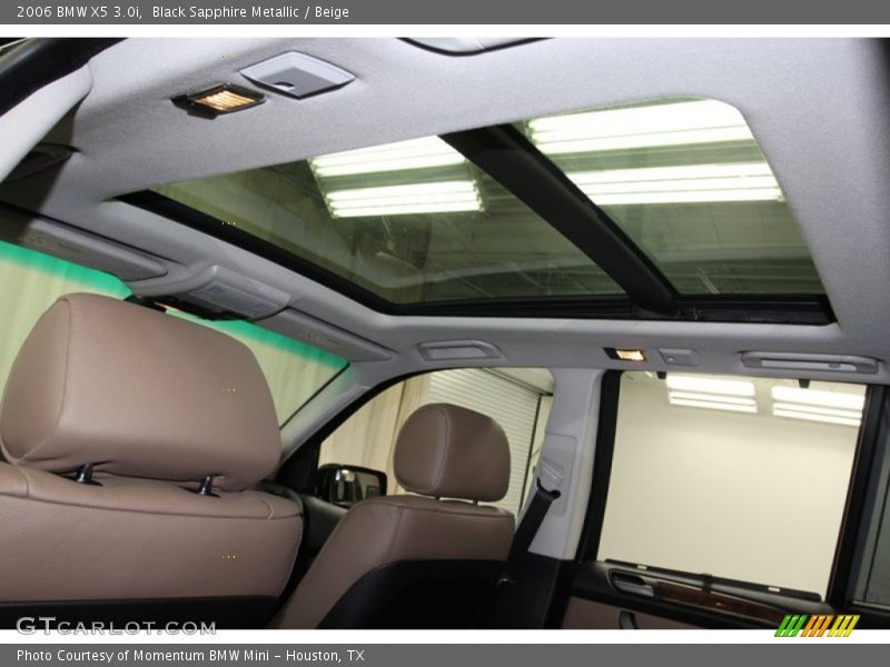 Black Sapphire Metallic / Beige 2006 BMW X5 3.0i