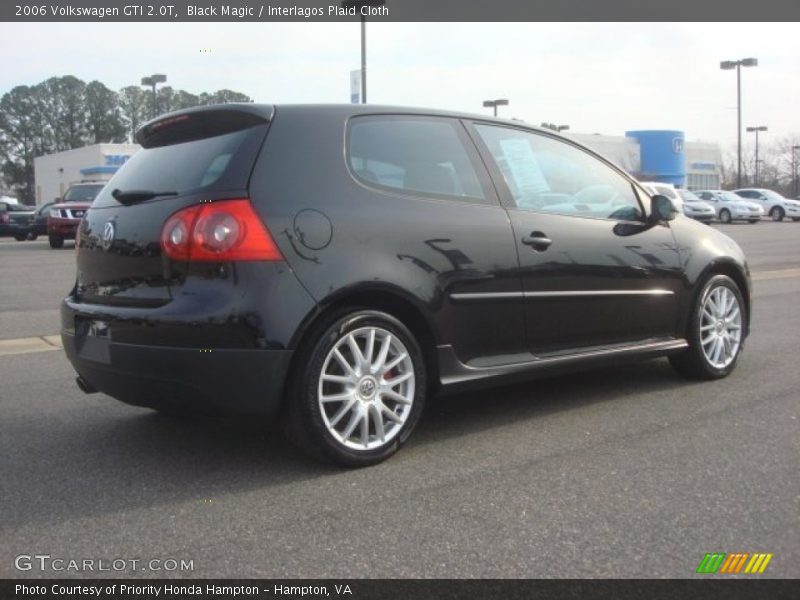 Black Magic / Interlagos Plaid Cloth 2006 Volkswagen GTI 2.0T