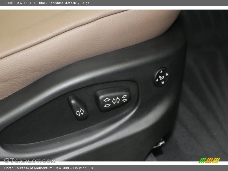 Black Sapphire Metallic / Beige 2006 BMW X5 3.0i