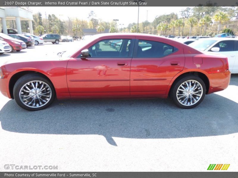 Inferno Red Crystal Pearl / Dark Slate Gray/Light Slate Gray 2007 Dodge Charger
