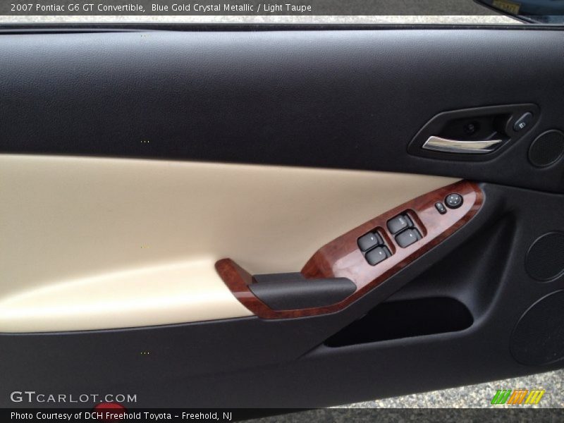 Blue Gold Crystal Metallic / Light Taupe 2007 Pontiac G6 GT Convertible