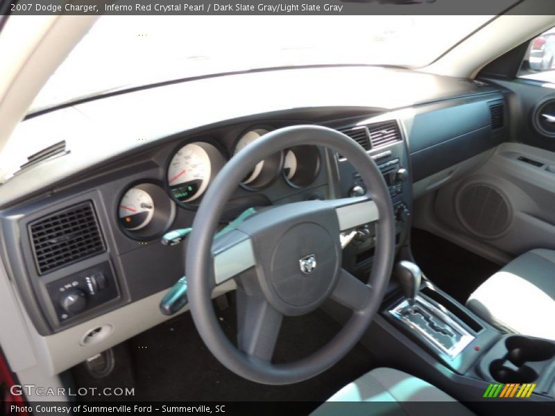 Inferno Red Crystal Pearl / Dark Slate Gray/Light Slate Gray 2007 Dodge Charger