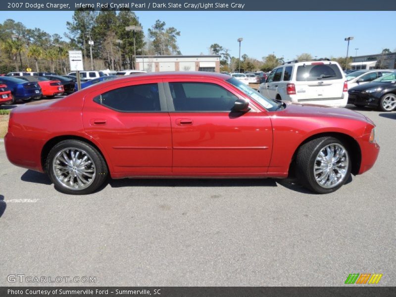 Inferno Red Crystal Pearl / Dark Slate Gray/Light Slate Gray 2007 Dodge Charger