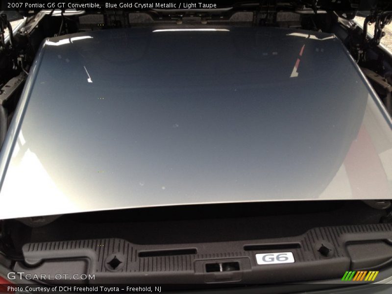Blue Gold Crystal Metallic / Light Taupe 2007 Pontiac G6 GT Convertible