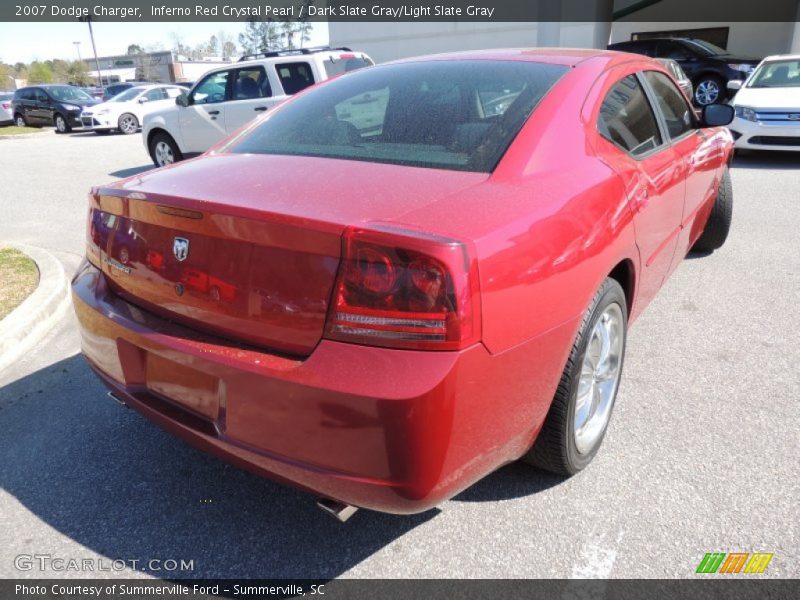 Inferno Red Crystal Pearl / Dark Slate Gray/Light Slate Gray 2007 Dodge Charger
