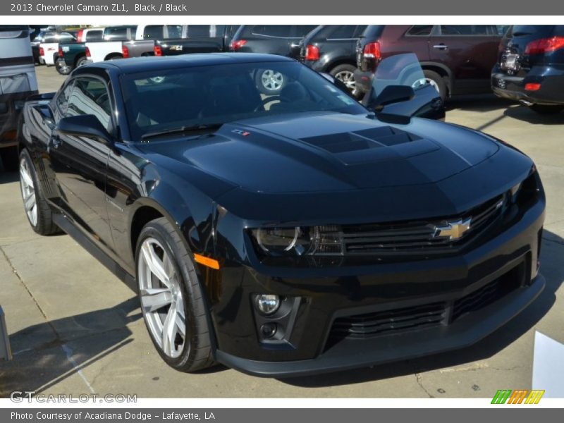 Black / Black 2013 Chevrolet Camaro ZL1