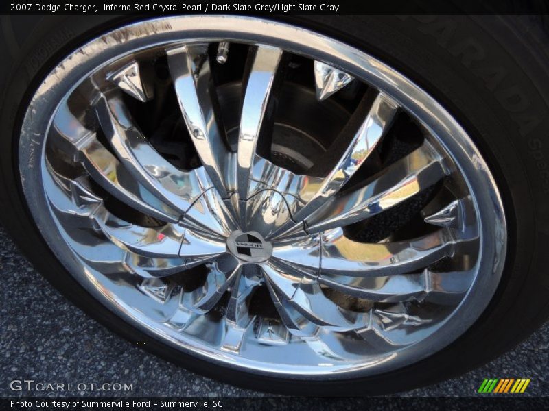 Inferno Red Crystal Pearl / Dark Slate Gray/Light Slate Gray 2007 Dodge Charger