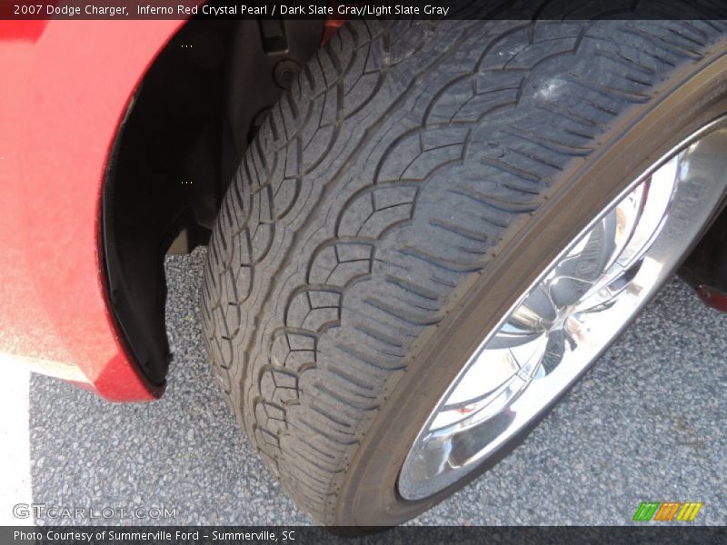 Inferno Red Crystal Pearl / Dark Slate Gray/Light Slate Gray 2007 Dodge Charger