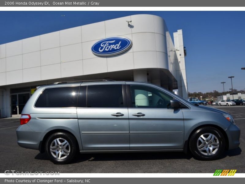 Ocean Mist Metallic / Gray 2006 Honda Odyssey EX