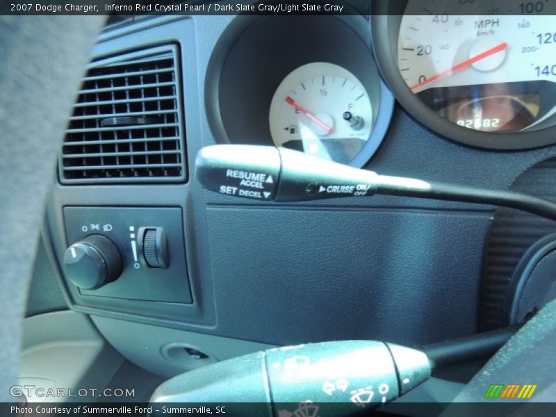 Inferno Red Crystal Pearl / Dark Slate Gray/Light Slate Gray 2007 Dodge Charger