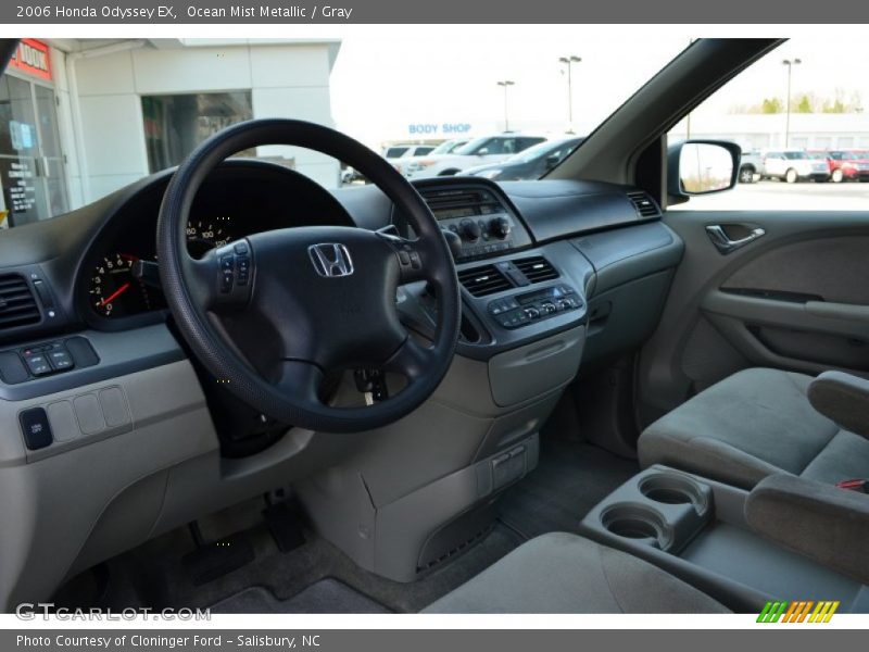 Ocean Mist Metallic / Gray 2006 Honda Odyssey EX